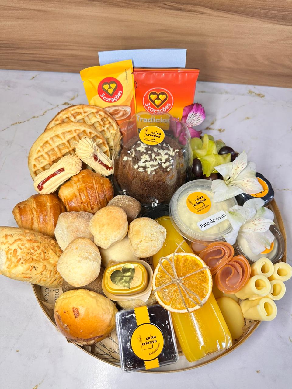 Platter M – bandeja café da manhã delivery Piçarras Penha