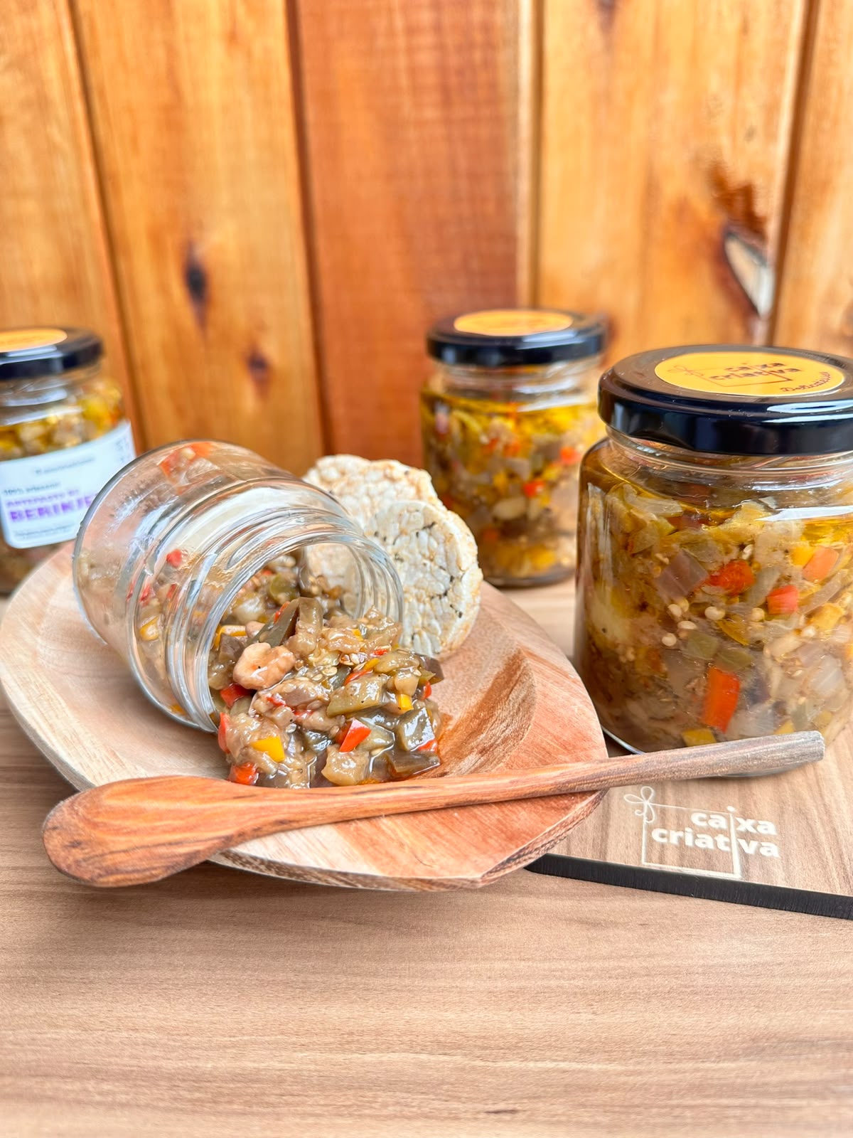 Antepasto de berinjela – adicional Caixa Criativa